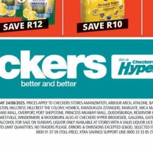   at Checkers