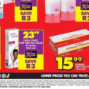 Cream at Shoprite
