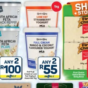 Yoghurt at Pick n Pay Hyper