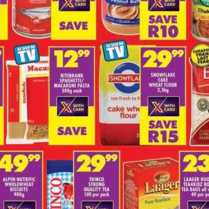 Pasta at Shoprite