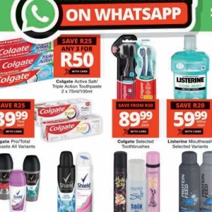 Toothpaste colgate  at Checkers