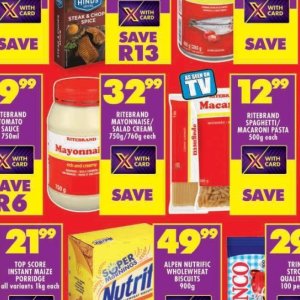 Mayonnaise at Shoprite