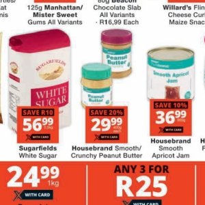 Peanut butter at Checkers