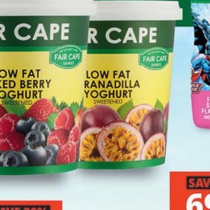 Yoghurt at Checkers