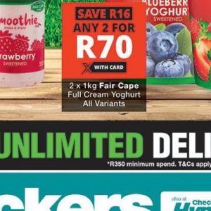 Cream at Checkers