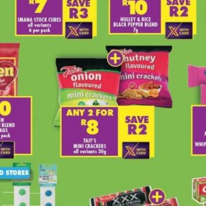 Crackers at Shoprite
