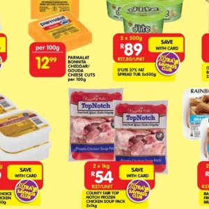 Cheese at Shoprite