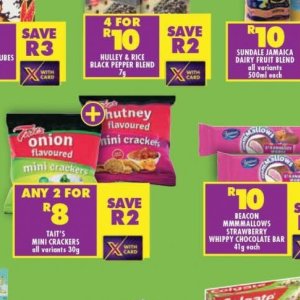 Crackers at Shoprite