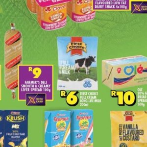 Cream at Shoprite
