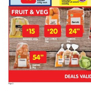 Bananas at Shoprite