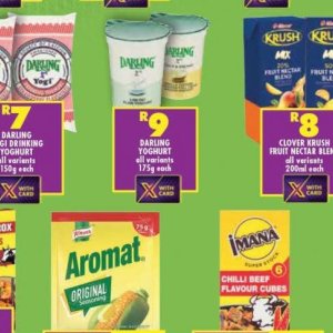 Yoghurt at Shoprite