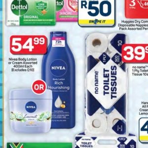 Body lotion nivea  at Pick n Pay Hyper