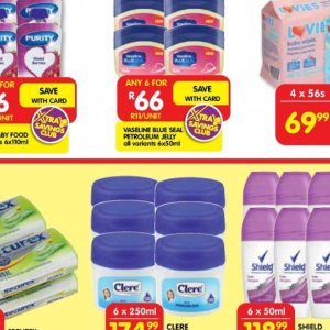 Petroleum jelly at Shoprite