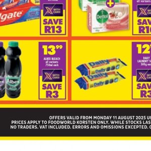 Bleach at Shoprite