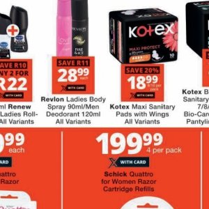 Body spray at Checkers