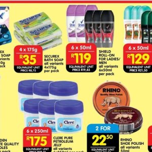 Soap at Shoprite