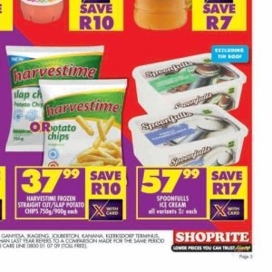 Ice cream at Shoprite