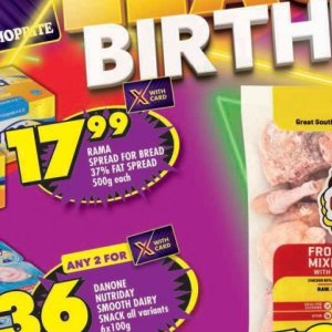 Bread at Shoprite
