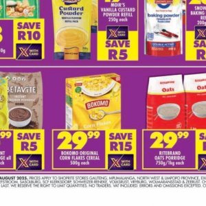 Cereal at Shoprite