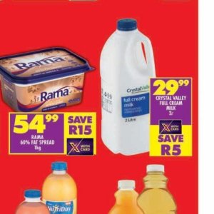 Cream at Shoprite