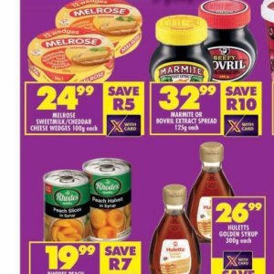 Cheese at Shoprite