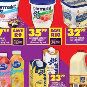 Yoghurt at Shoprite