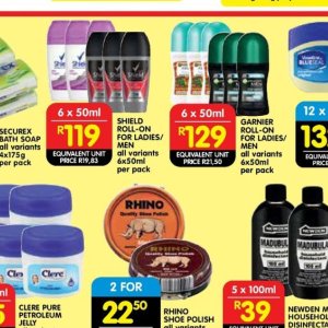 Roll-on garnier  at Shoprite