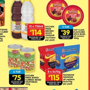 Vinegar at Shoprite