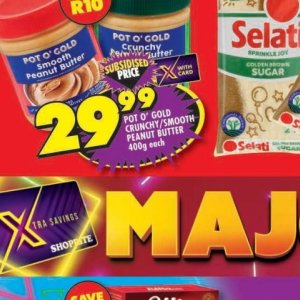 Peanut butter at Shoprite
