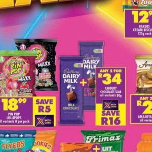 Chocolate at Shoprite