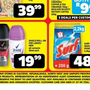 Roll-on at Usave