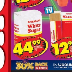 Sugar at Shoprite