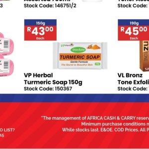 Soap at Africa Cash and Carry
