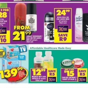 Deodorant nivea  at Shoprite