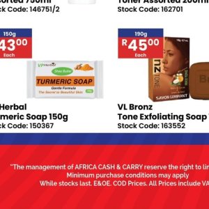 Soap at Africa Cash and Carry