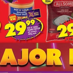 Peanut butter at Shoprite