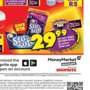Softener at Shoprite