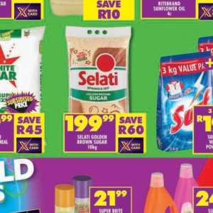 Sugar at Shoprite