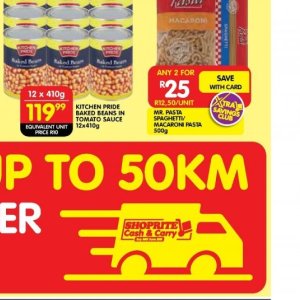 Pasta at Shoprite