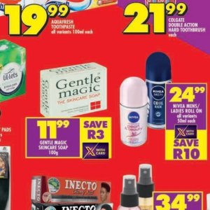 Soap nivea  at Shoprite