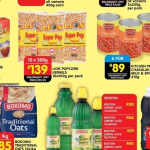 Popcorn at Shoprite