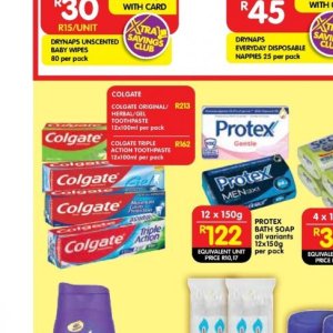 Toothpaste colgate  at Shoprite