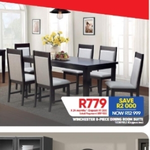 Dining room set at Furnmart