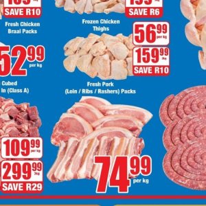 Ribs at Boxer Superstores