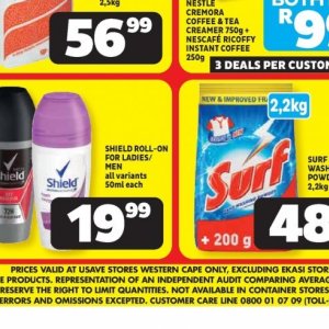 Roll-on at Usave