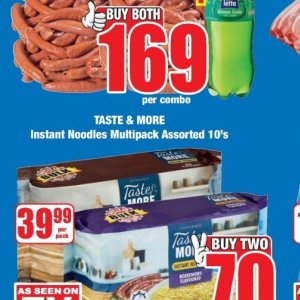 Noodles at Boxer Superstores