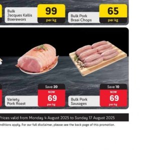 Pork at Makro