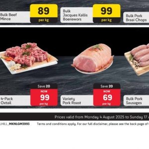 Pork at Makro