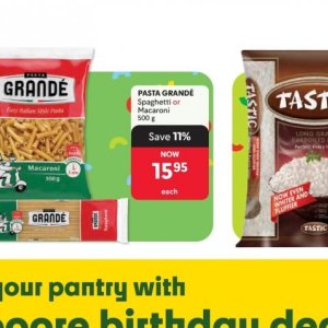 Spaghetti at Makro