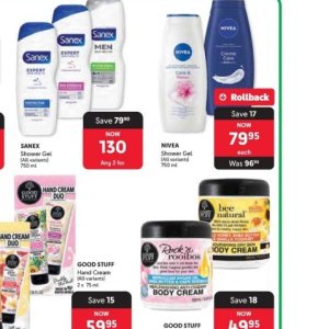 Shower gel nivea  at Makro